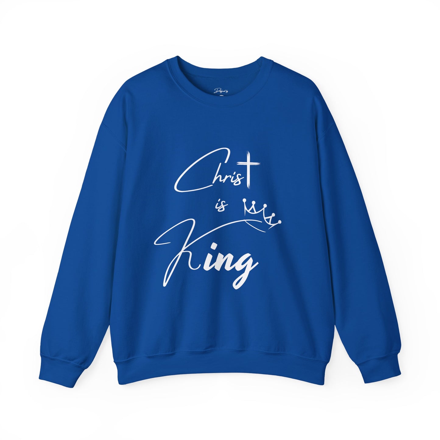 Unisex "Christ is King" Sweatshirt | COLLECTION 2024_ROYAL BLUE COLLECTOR EDITION