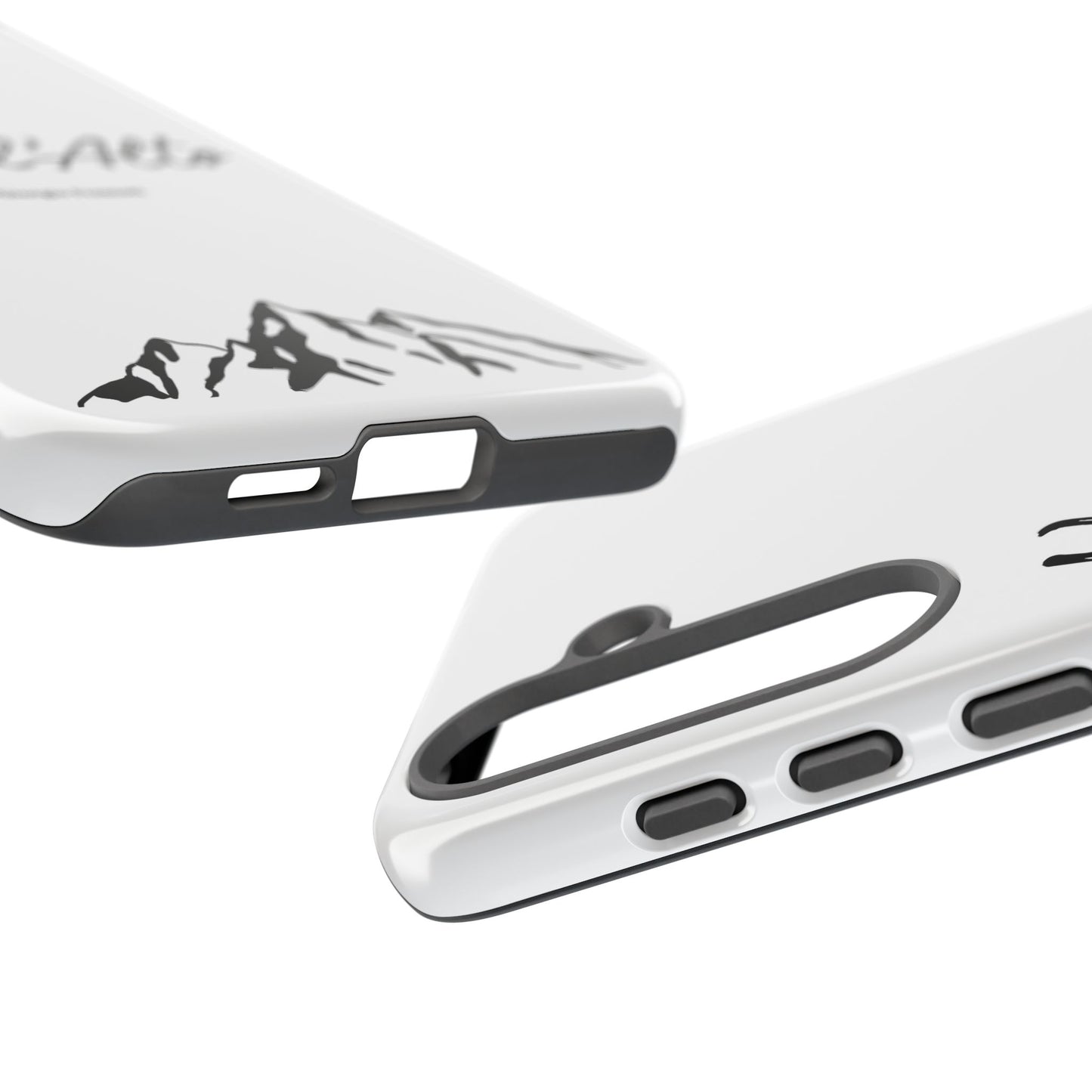 White Mountain Adventure Phone Case - Stylish Verso l'Alto Phone Protection