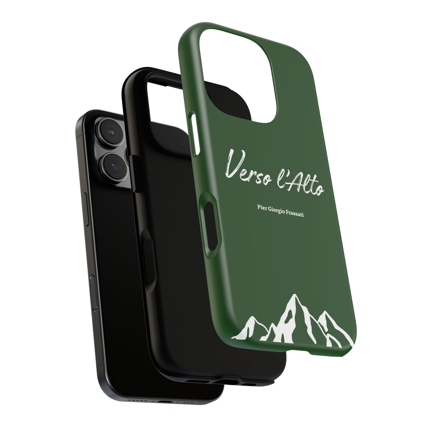 Vert Sapin Mountain Adventure Phone Case - Stylish Verso l'Alto Phone Protection
