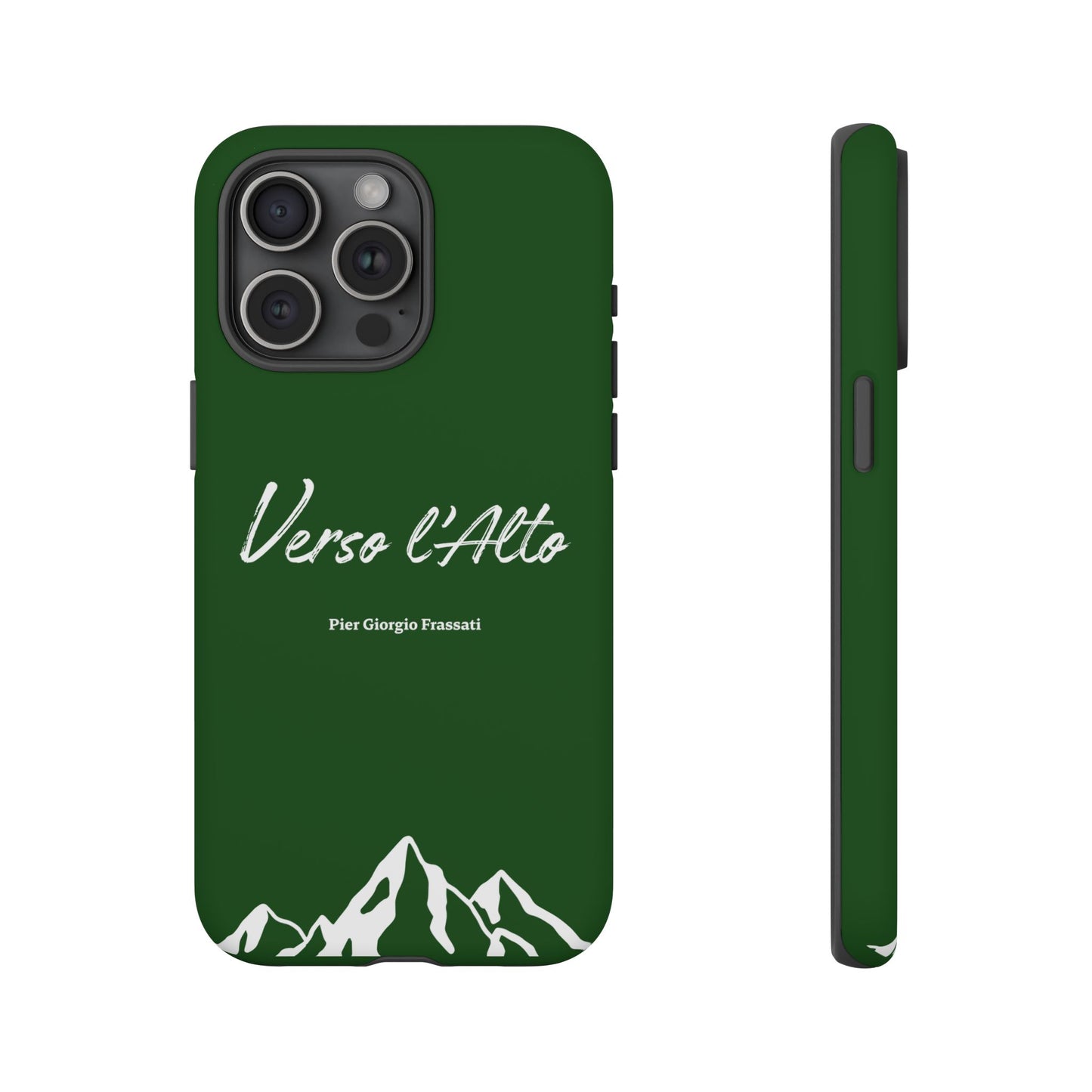 Vert Sapin Mountain Adventure Phone Case - Stylish Verso l'Alto Phone Protection