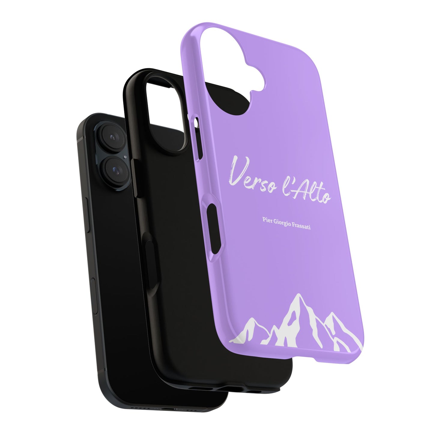 Mauve Mountain Adventure Phone Case - Stylish Verso l'Alto Phone Protection