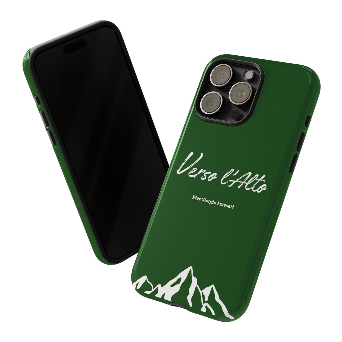 Vert Sapin Mountain Adventure Phone Case - Stylish Verso l'Alto Phone Protection