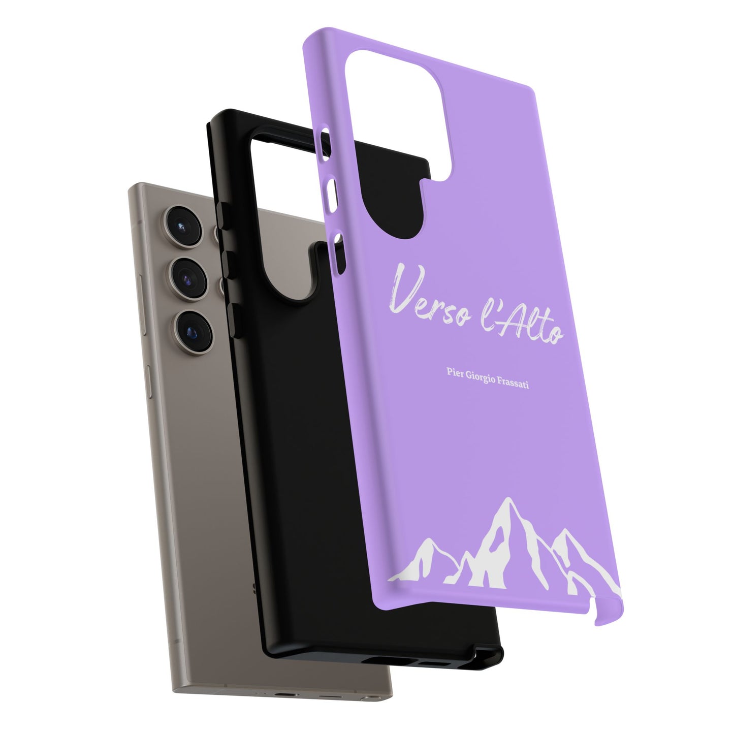 Mauve Mountain Adventure Phone Case - Stylish Verso l'Alto Phone Protection