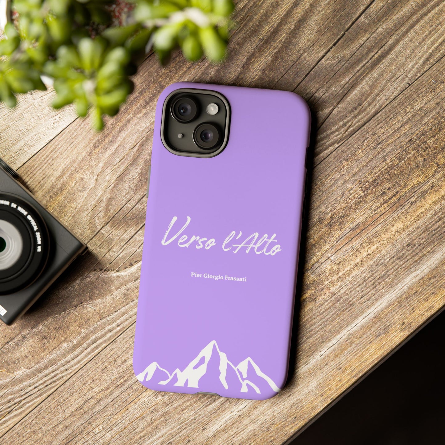 Mauve Mountain Adventure Phone Case - Stylish Verso l'Alto Phone Protection