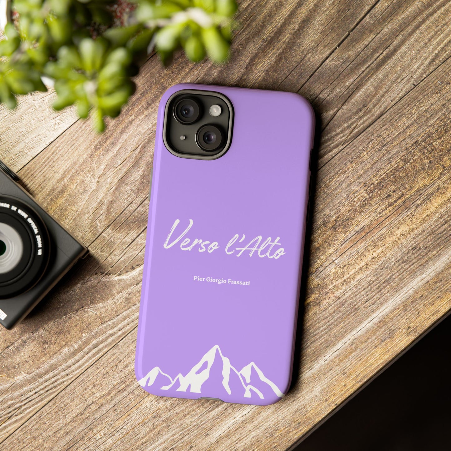 Mauve Mountain Adventure Phone Case - Stylish Verso l'Alto Phone Protection