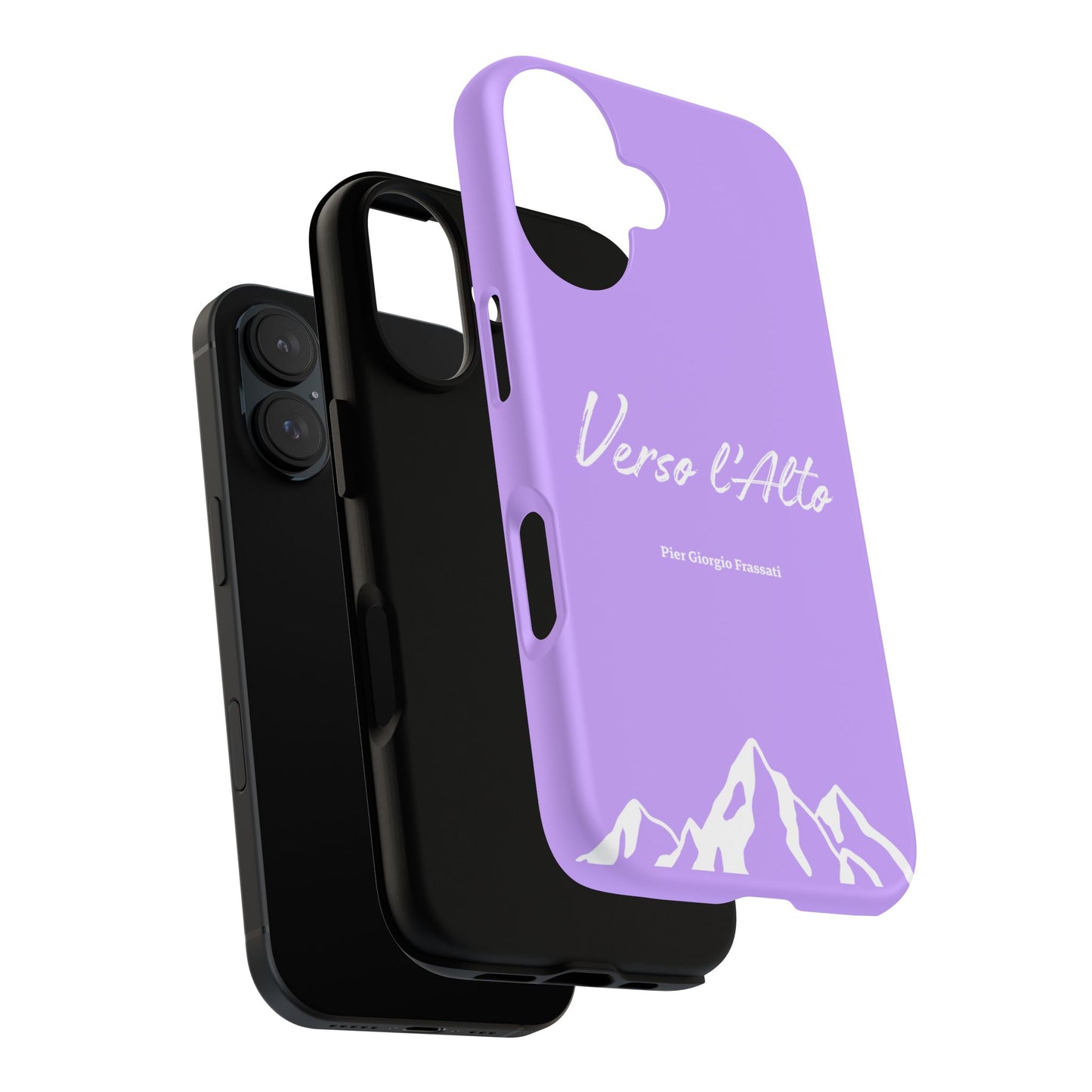 Mauve Mountain Adventure Phone Case - Stylish Verso l'Alto Phone Protection