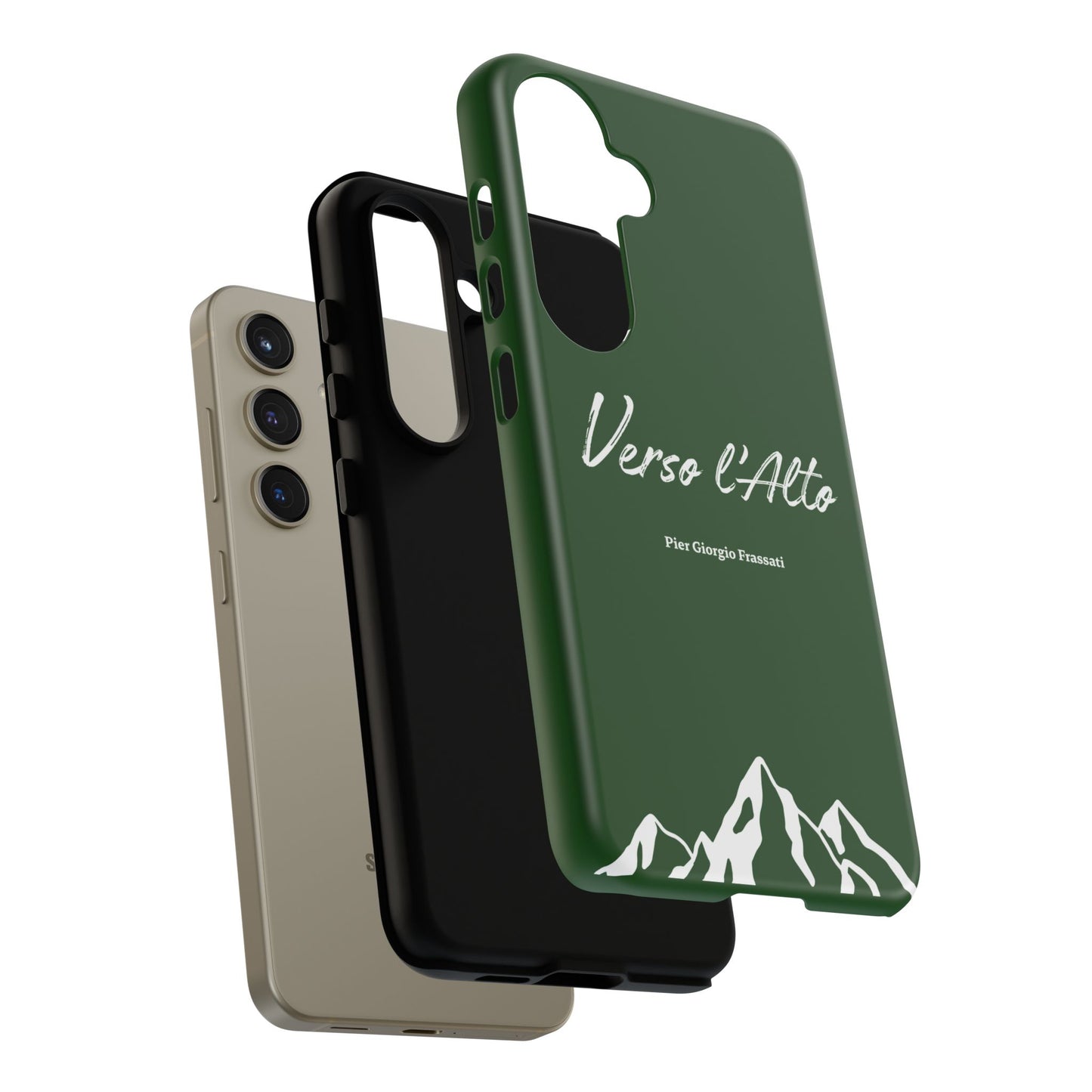 Vert Sapin Mountain Adventure Phone Case - Stylish Verso l'Alto Phone Protection