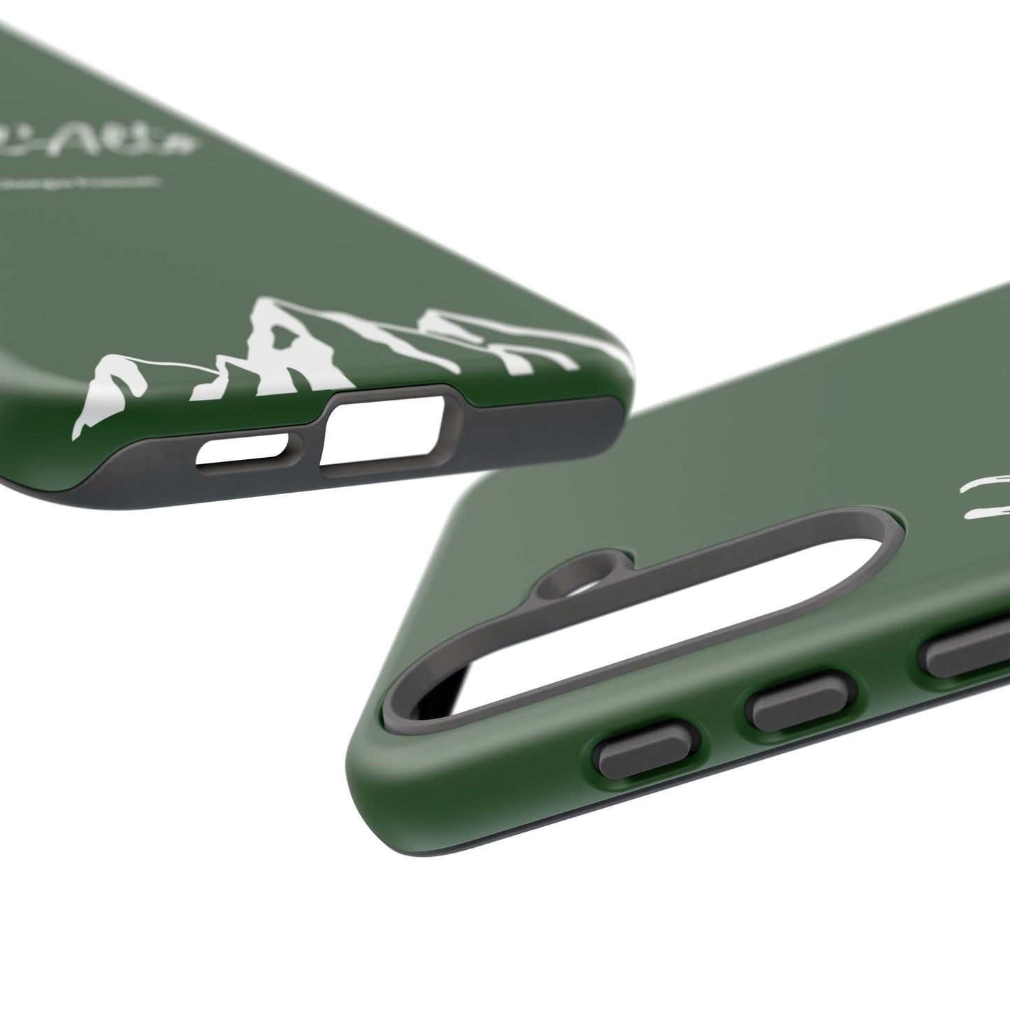 Vert Sapin Mountain Adventure Phone Case - Stylish Verso l'Alto Phone Protection