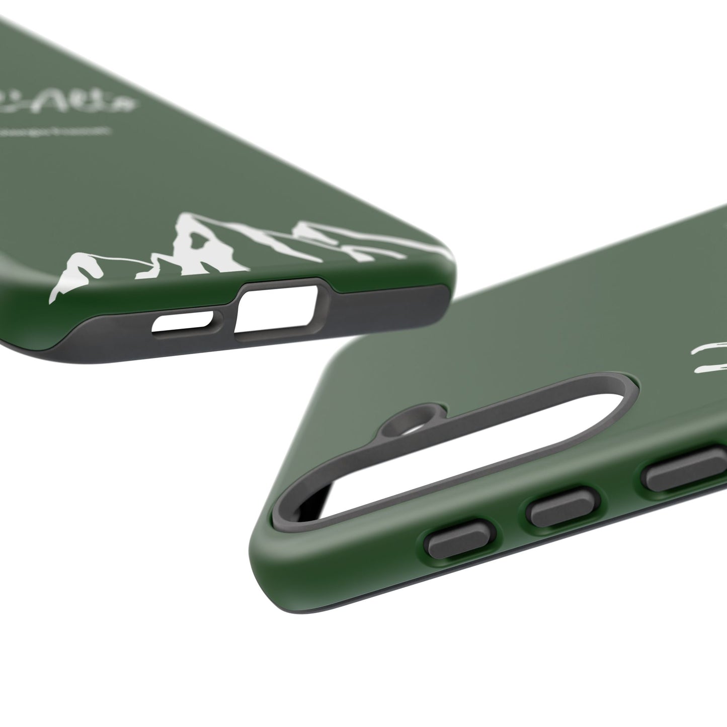 Vert Sapin Mountain Adventure Phone Case - Stylish Verso l'Alto Phone Protection