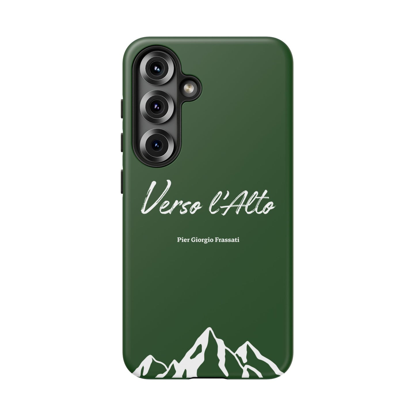 Vert Sapin Mountain Adventure Phone Case - Stylish Verso l'Alto Phone Protection