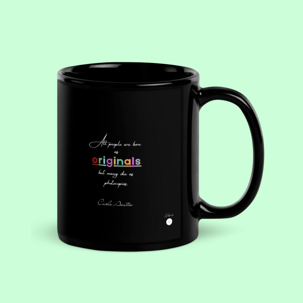 Mug chrétien Carlo Acutis |Tasse catholique inspirante – 11oz & 15oz | Cadeau religieux (pour gaucher)