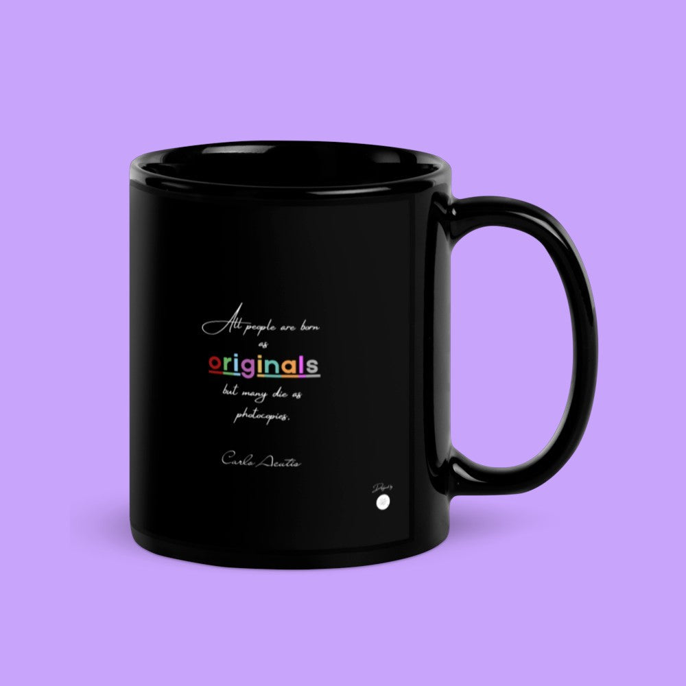 Mug chrétien Carlo Acutis |Tasse catholique inspirante – 11oz & 15oz | Cadeau religieux (pour gaucher)