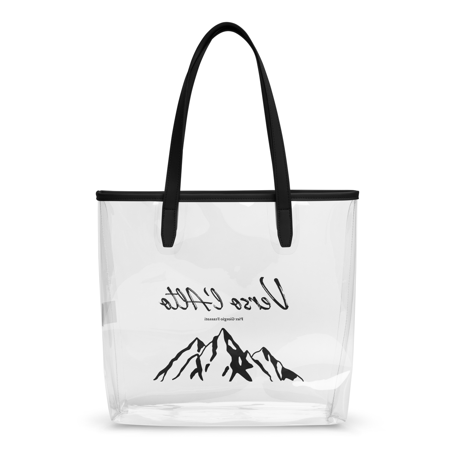 Tote Bag "Verso l'alto" Transparent pour courses et plage