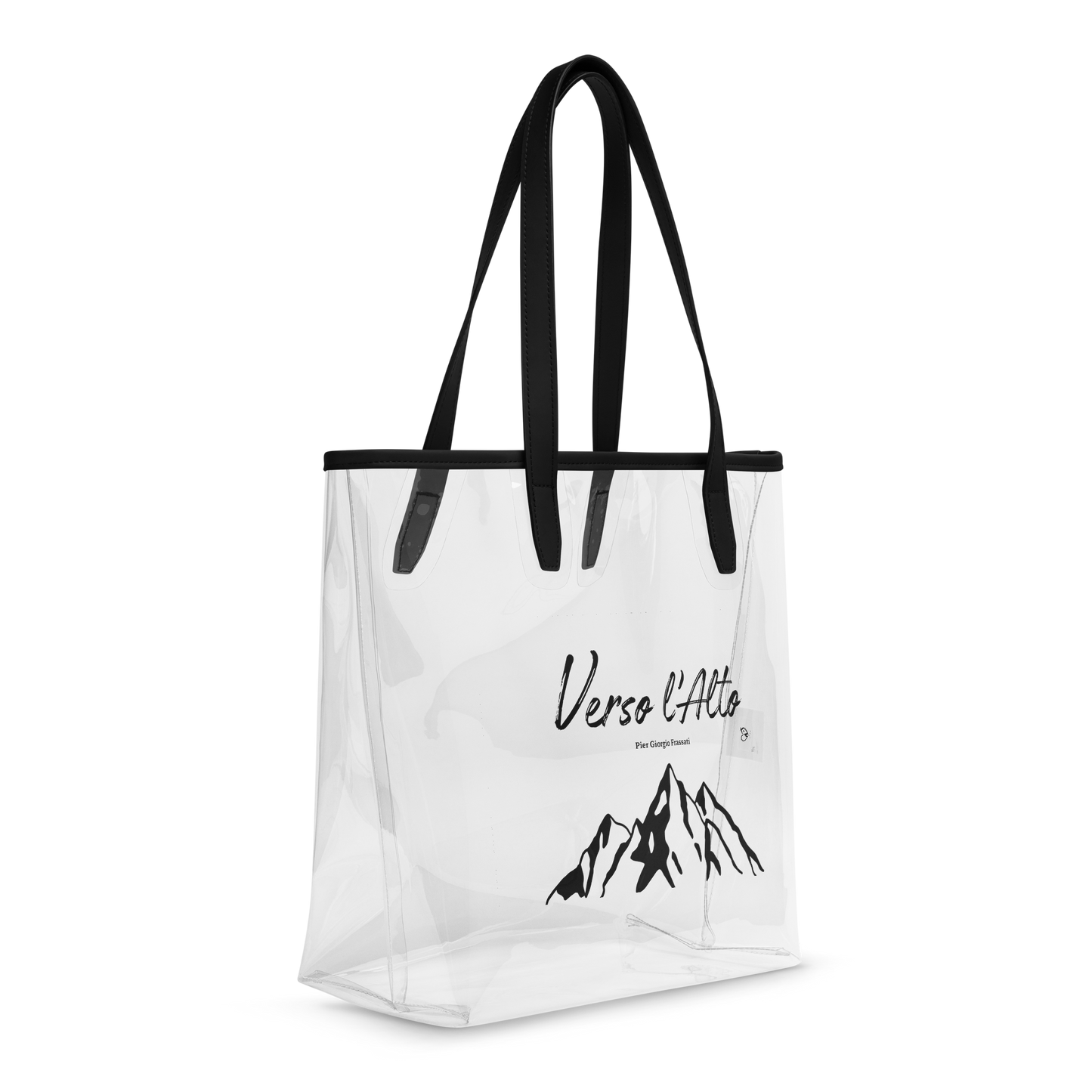 Tote Bag "Verso l'alto" Transparent pour courses et plage