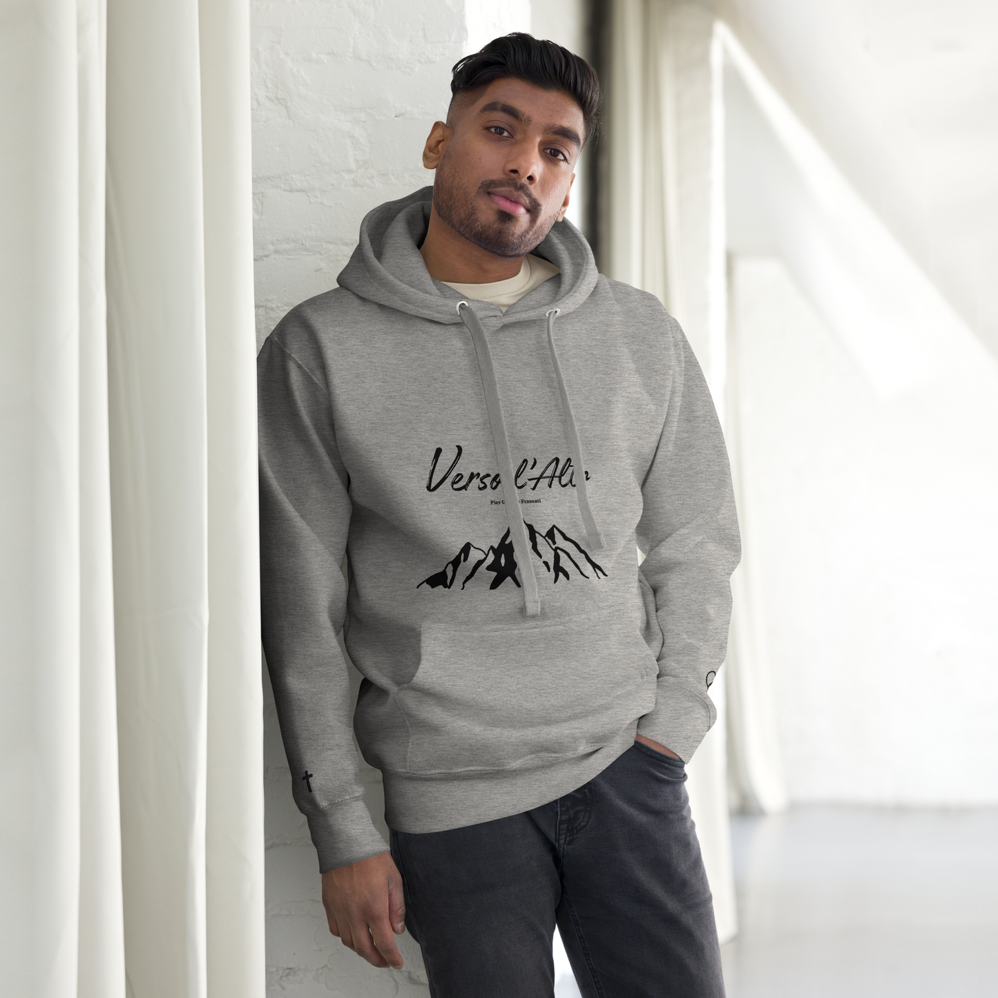 Verso l’Alto Hoodie — Light Collection