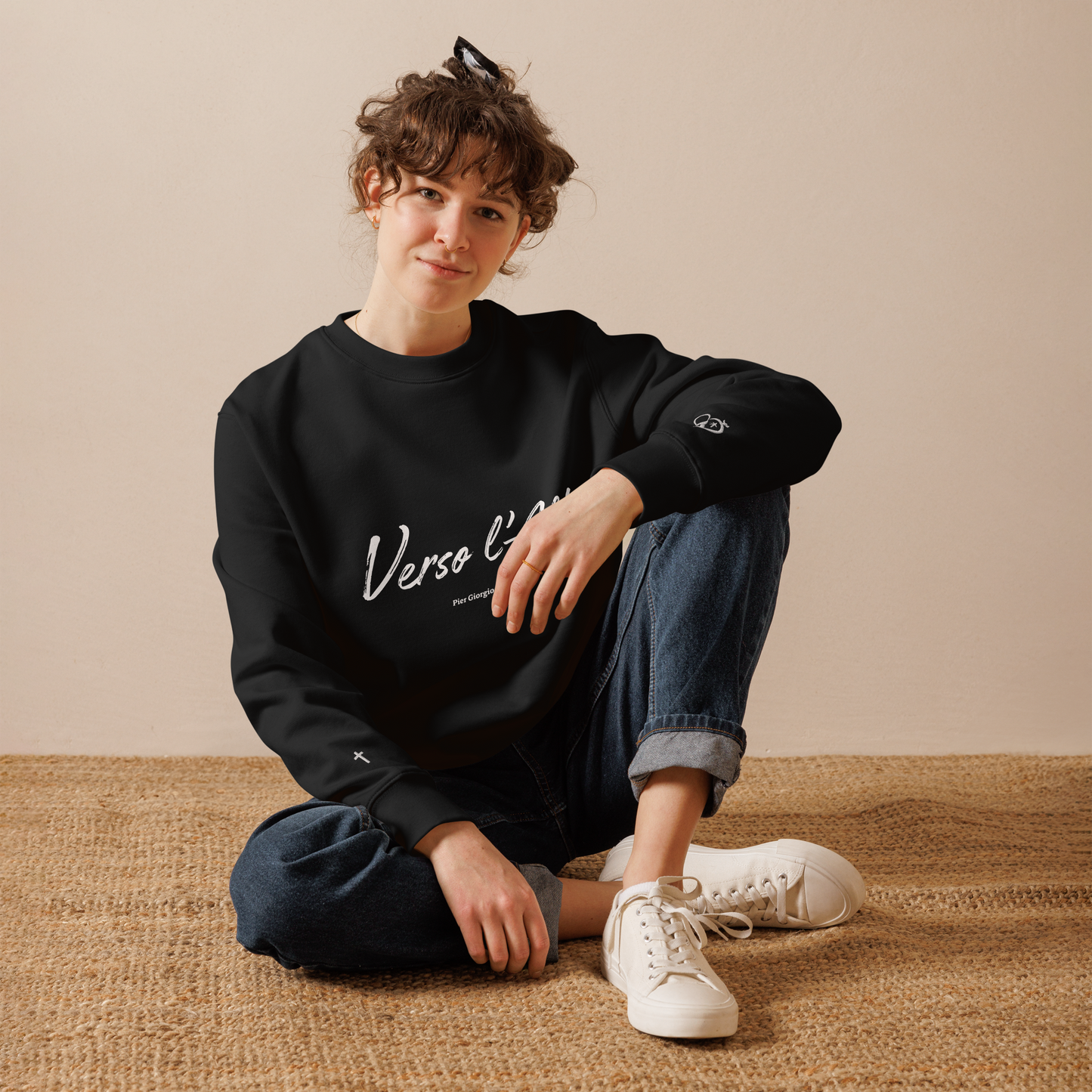 Sweat unisexe en coton bio – Verso l’Alto
