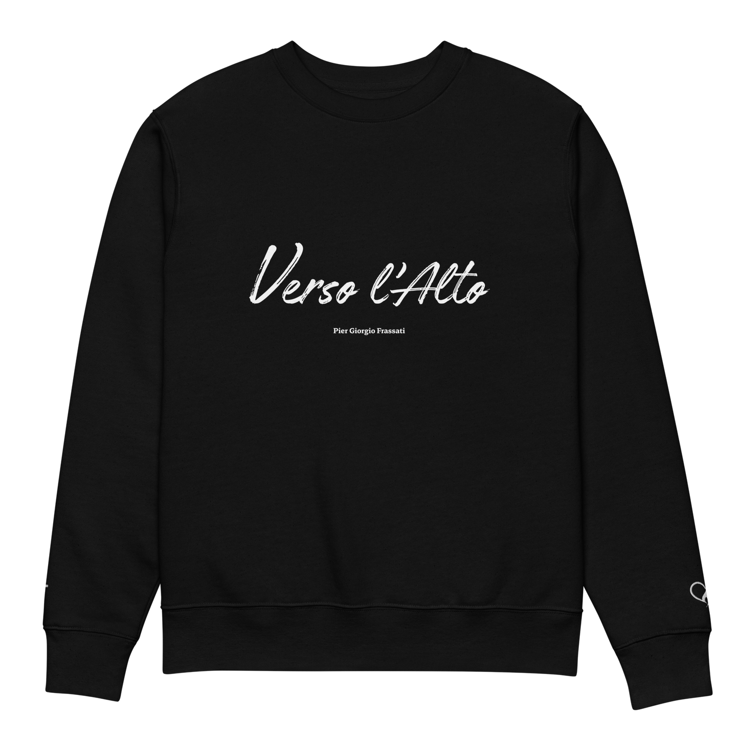 Sweat unisexe en coton bio – Verso l’Alto