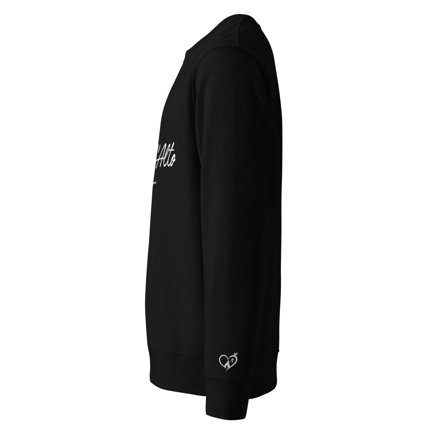 Sweat unisexe en coton bio – Verso l’Alto