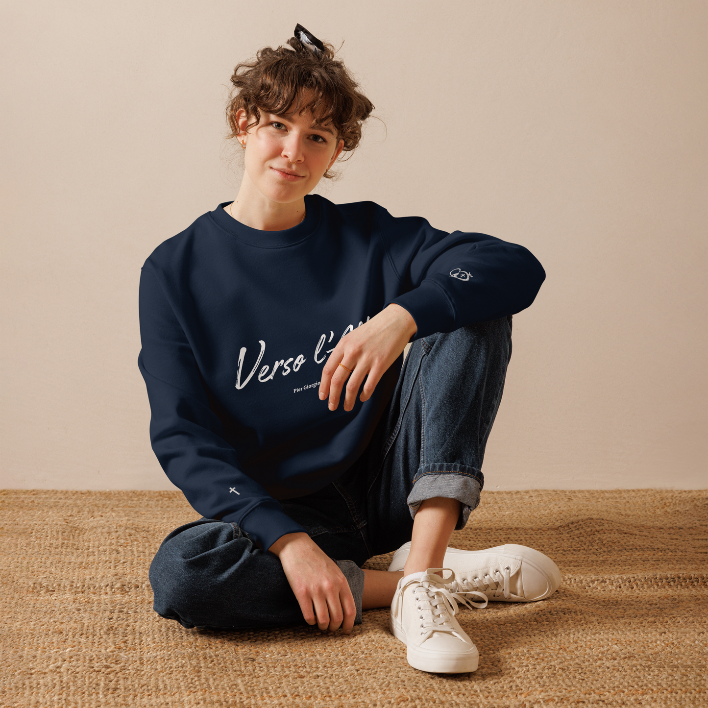 Sweat unisexe en coton bio – Verso l’Alto