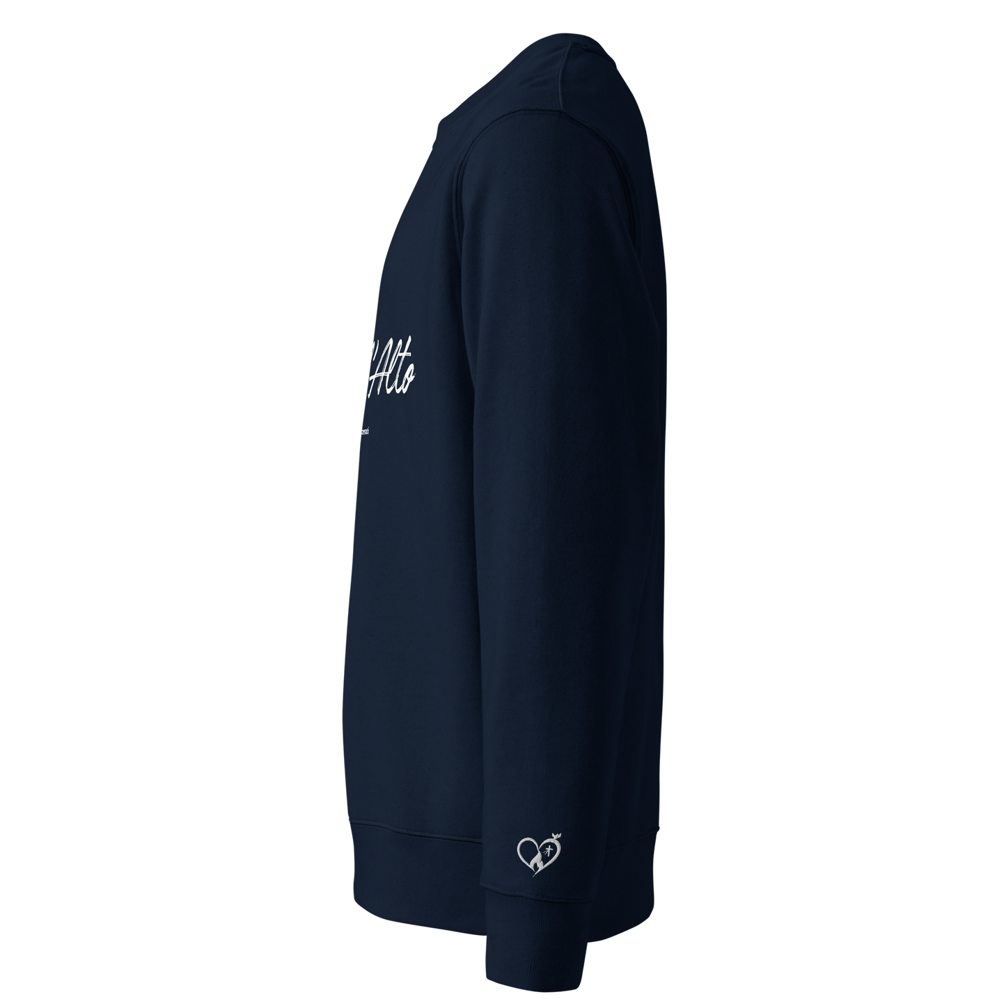 Sweat unisexe en coton bio – Verso l’Alto