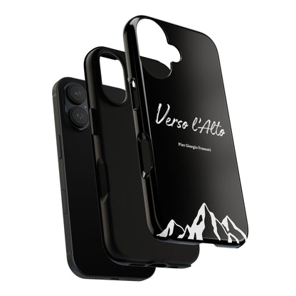 Black Mountain Adventure Phone Case - Stylish Verso l'Alto Phone Protection