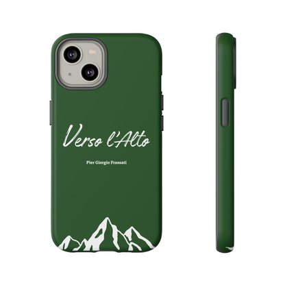 Vert Sapin Mountain Adventure Phone Case - Stylish Verso l'Alto Phone Protection