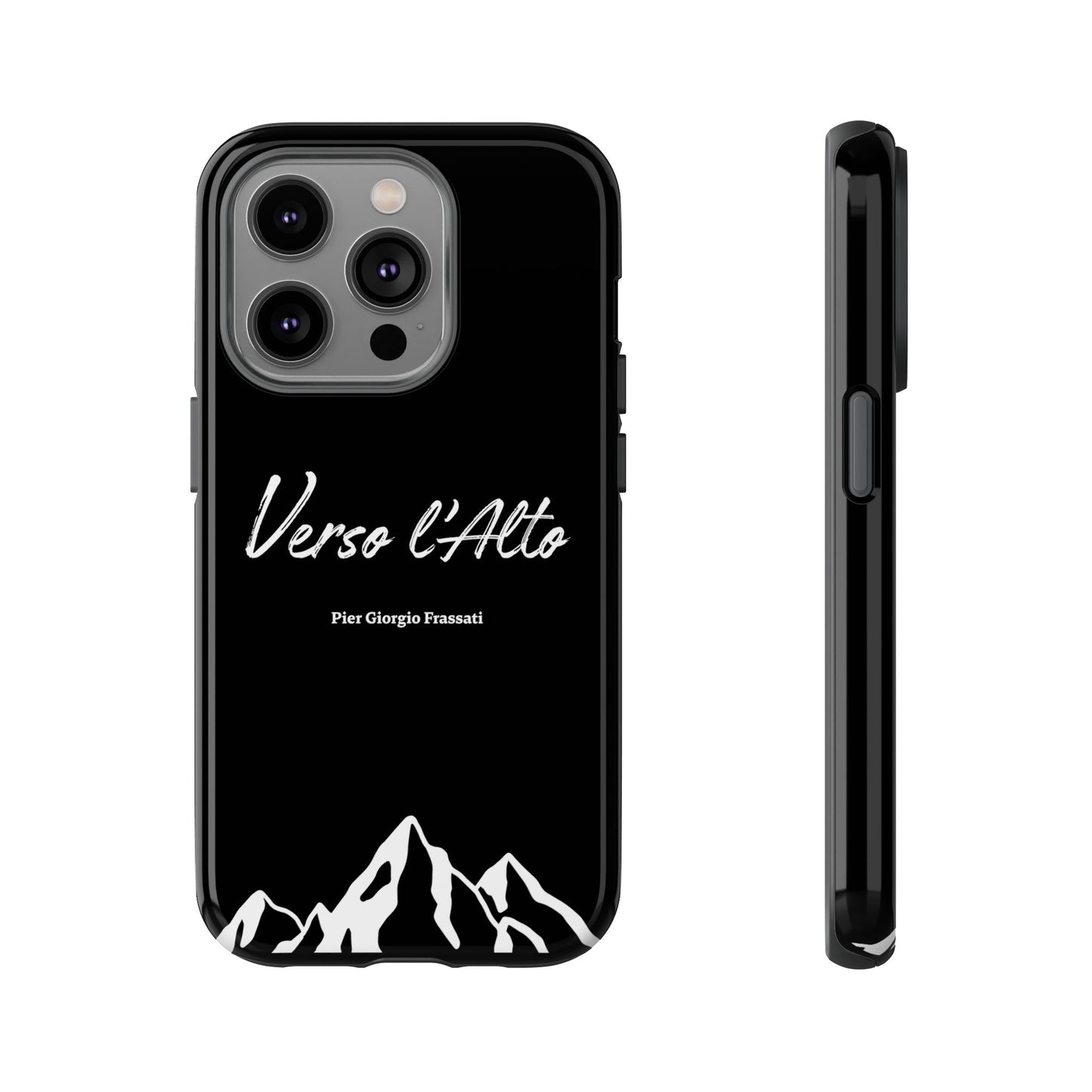 Black Mountain Adventure Phone Case - Stylish Verso l'Alto Phone Protection