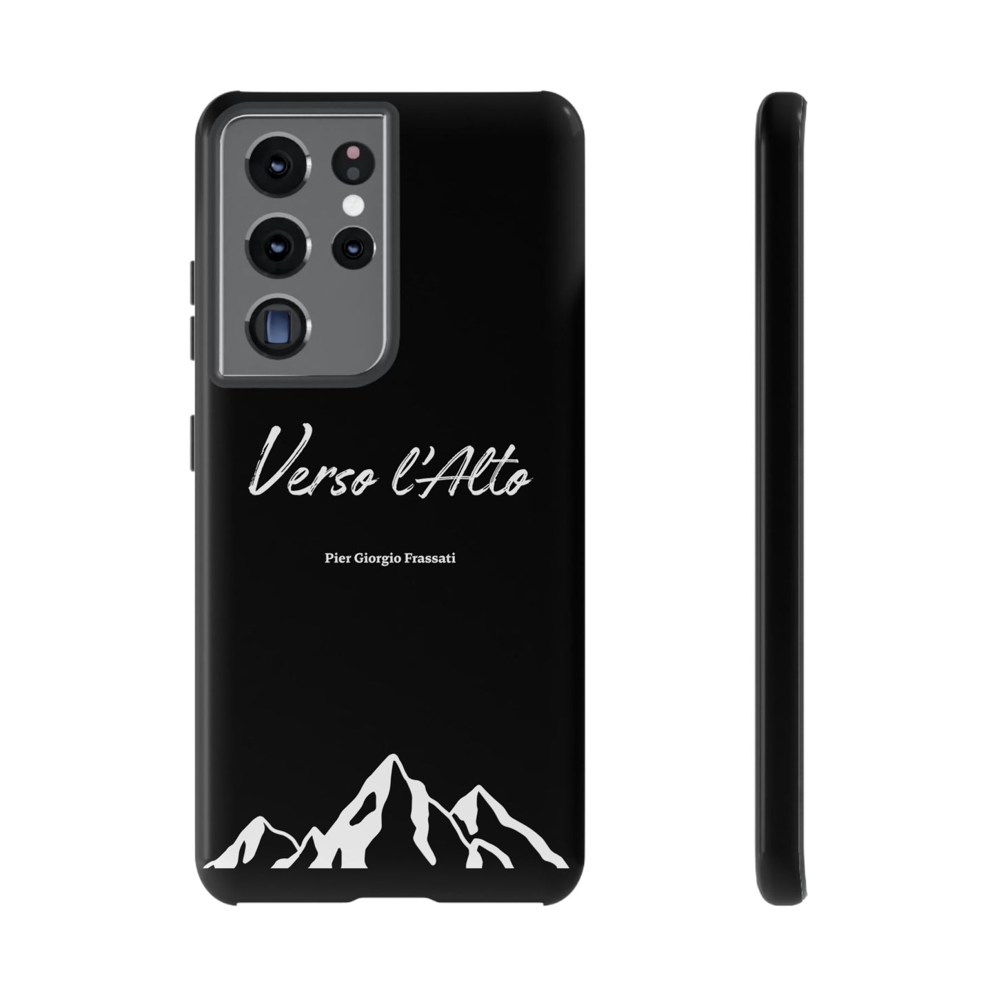 Black Mountain Adventure Phone Case - Stylish Verso l'Alto Phone Protection