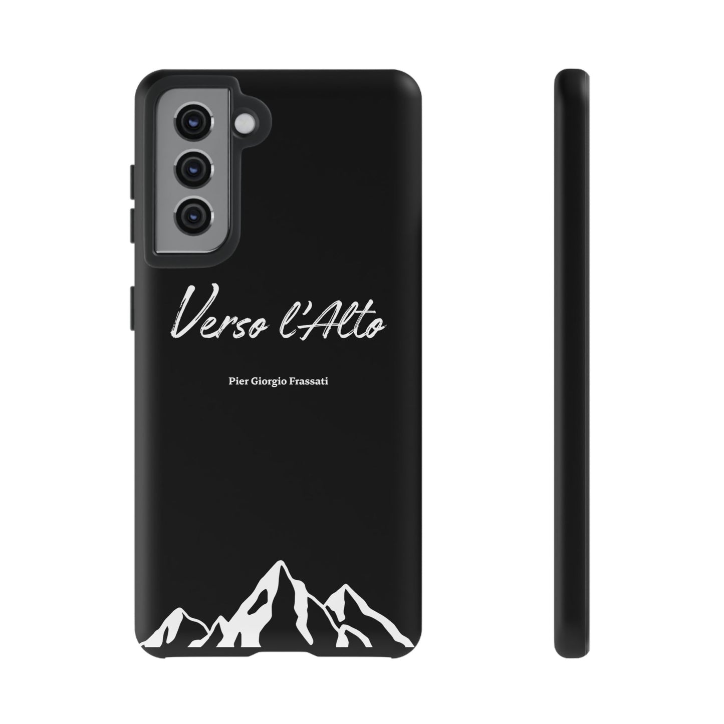 Black Mountain Adventure Phone Case - Stylish Verso l'Alto Phone Protection