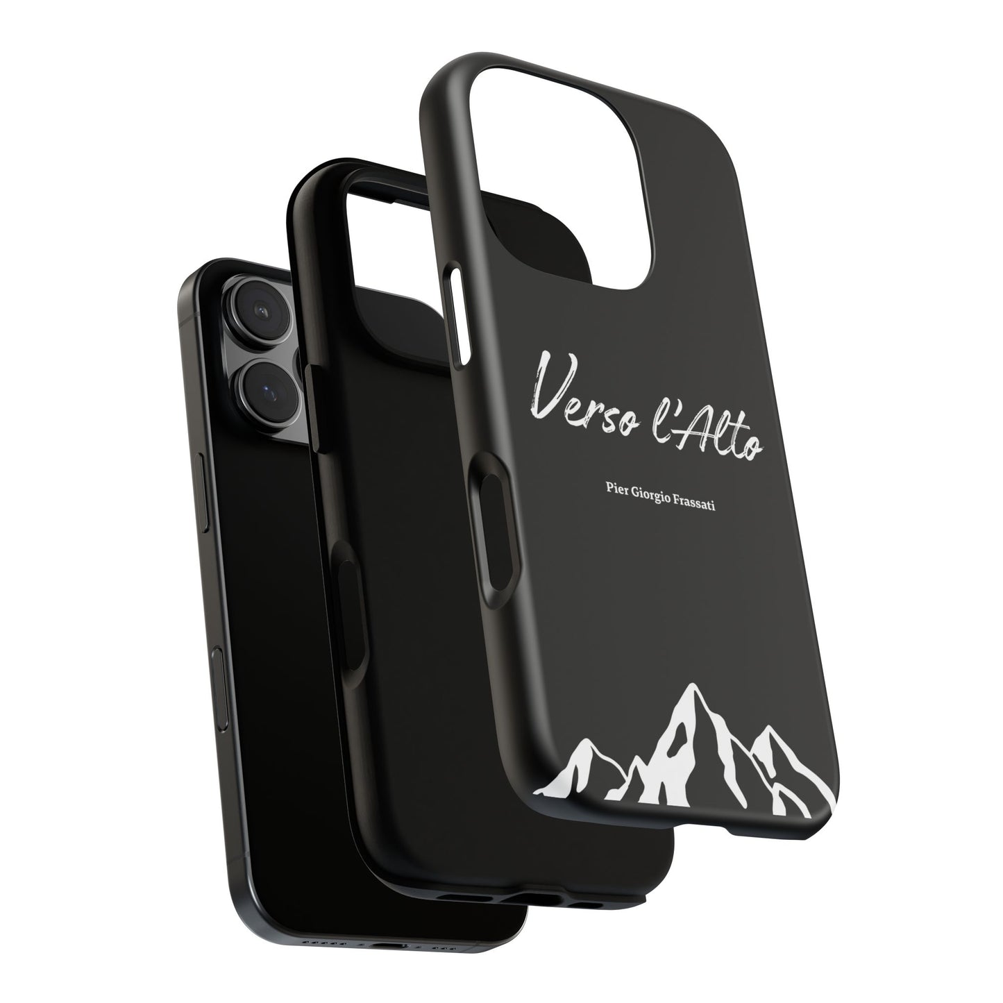 Black Mountain Adventure Phone Case - Stylish Verso l'Alto Phone Protection