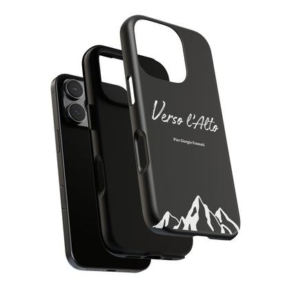 Black Mountain Adventure Phone Case - Stylish Verso l'Alto Phone Protection