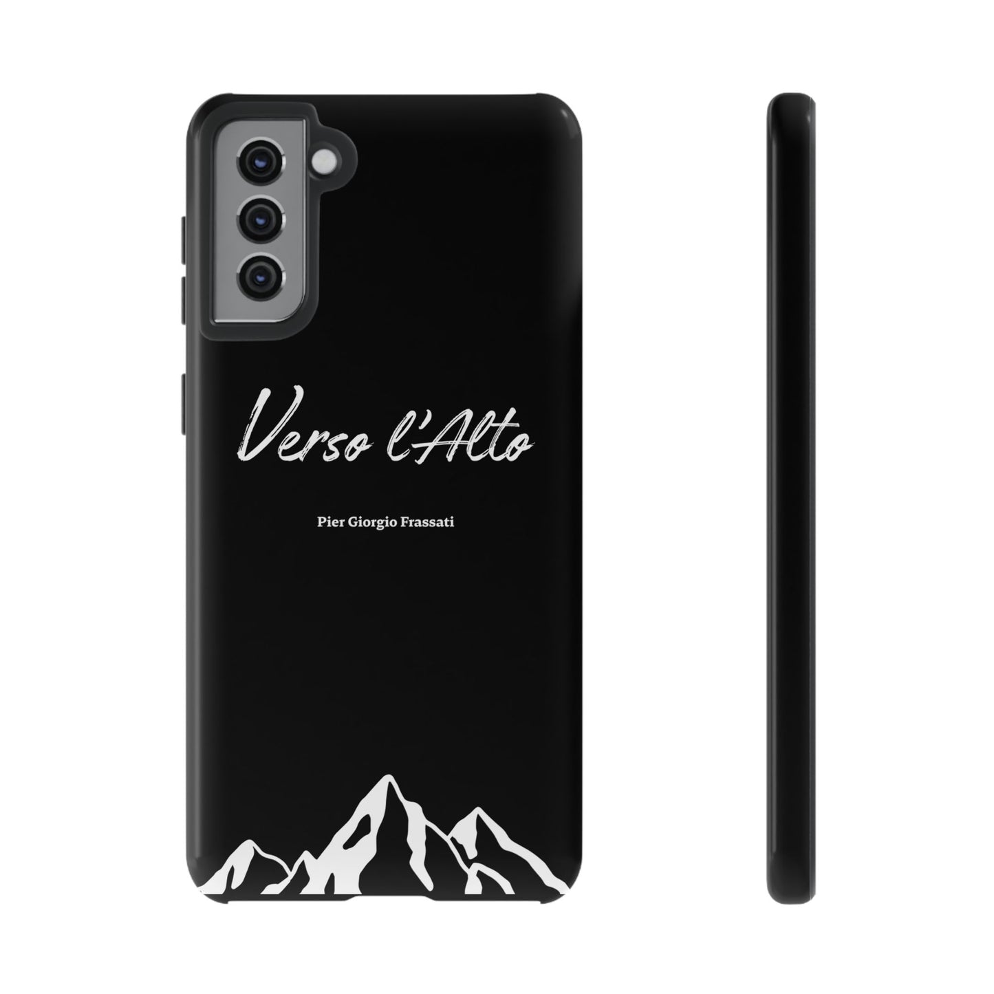 Black Mountain Adventure Phone Case - Stylish Verso l'Alto Phone Protection