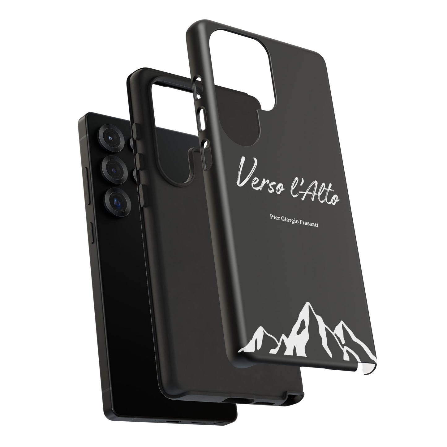 Black Mountain Adventure Phone Case - Stylish Verso l'Alto Phone Protection