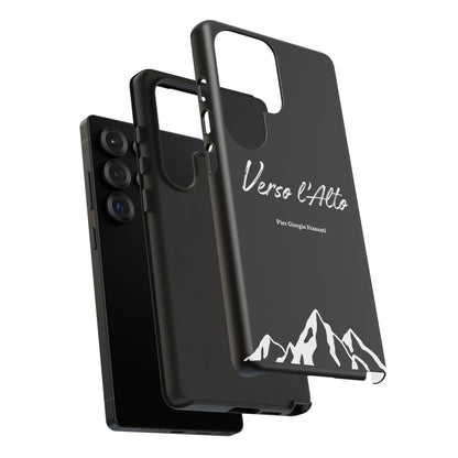 Black Mountain Adventure Phone Case - Stylish Verso l'Alto Phone Protection