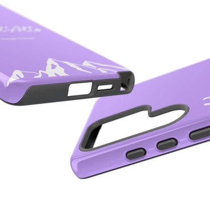 Mauve Mountain Adventure Phone Case - Stylish Verso l'Alto Phone Protection