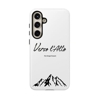 White Mountain Adventure Phone Case - Stylish Verso l'Alto Phone Protection