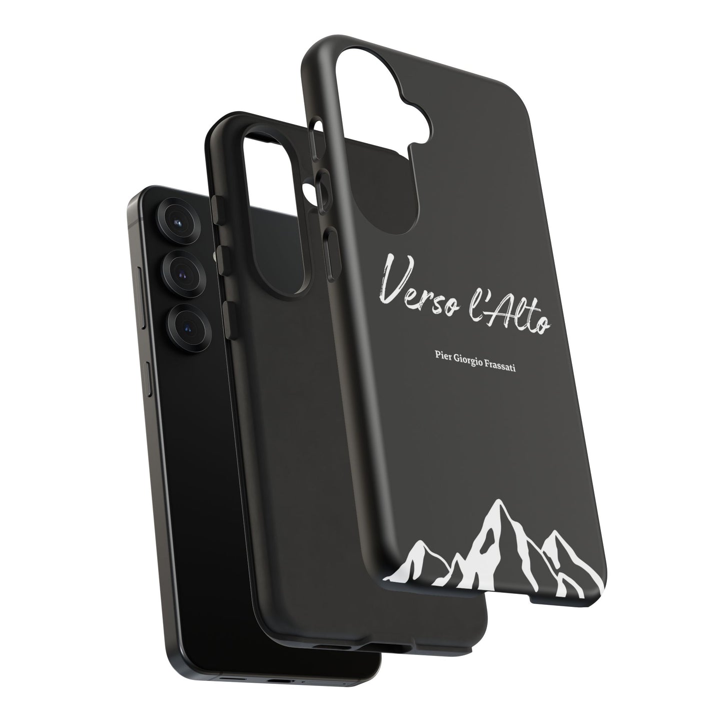 Black Mountain Adventure Phone Case - Stylish Verso l'Alto Phone Protection