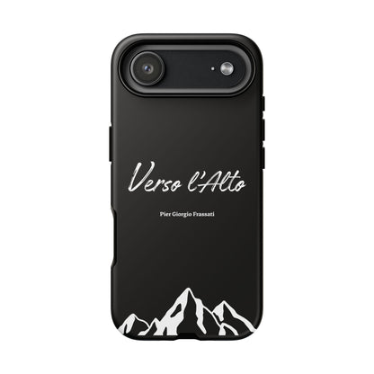 Black Mountain Adventure Phone Case - Stylish Verso l'Alto Phone Protection