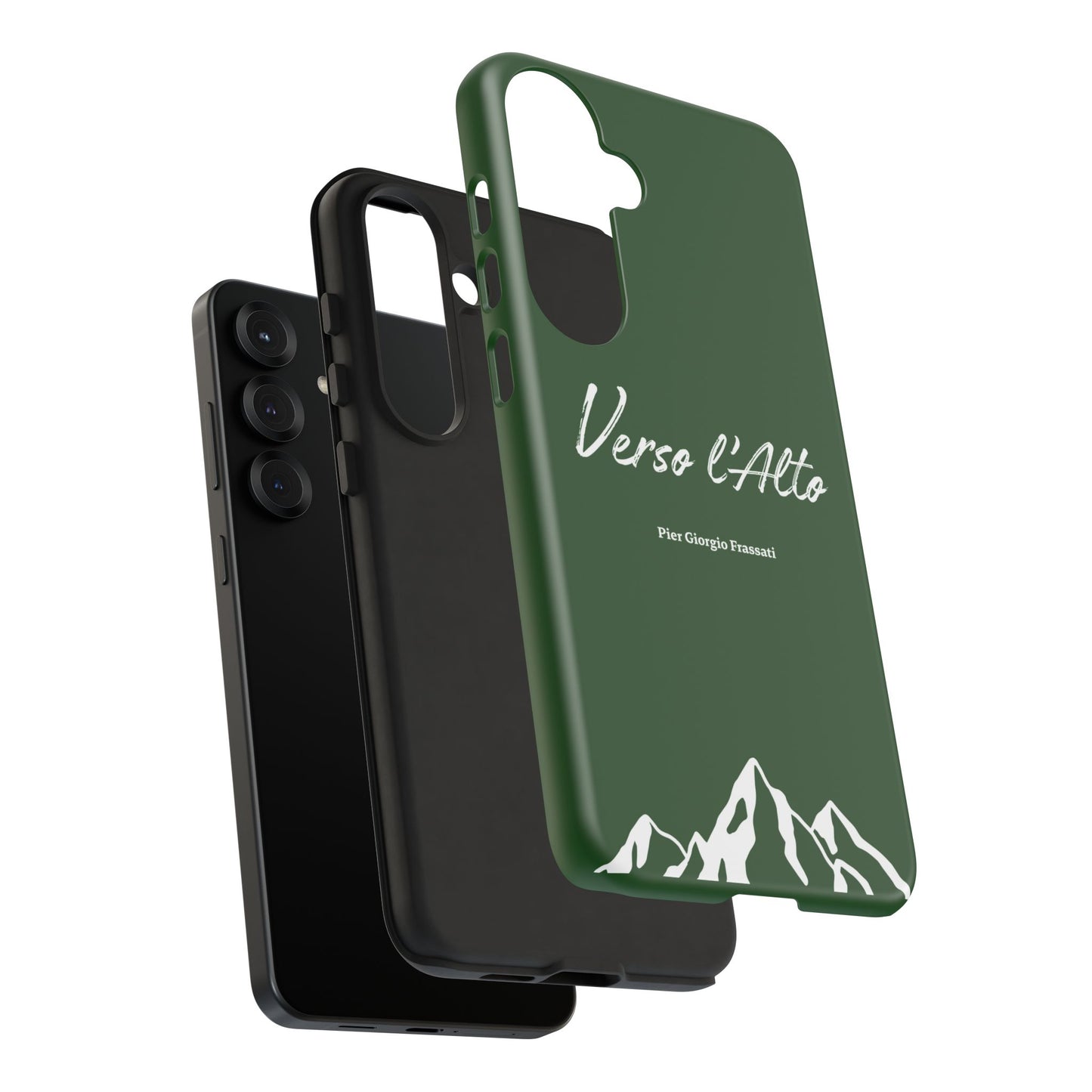 Vert Sapin Mountain Adventure Phone Case - Stylish Verso l'Alto Phone Protection