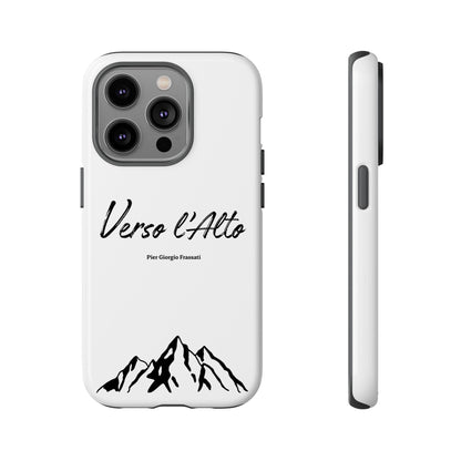 White Mountain Adventure Phone Case - Stylish Verso l'Alto Phone Protection
