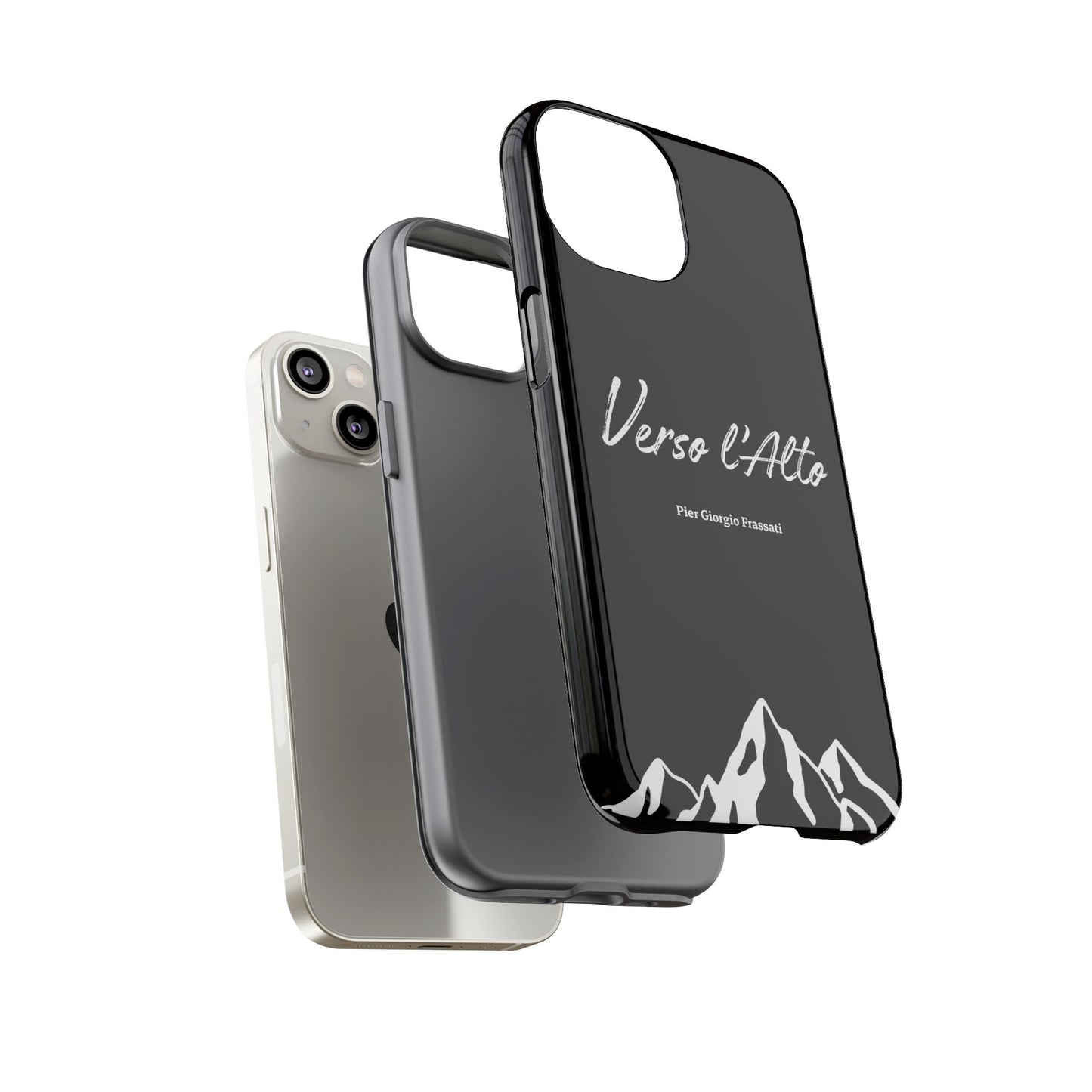 Black Mountain Adventure Phone Case - Stylish Verso l'Alto Phone Protection