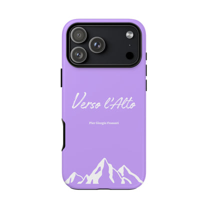 Mauve Mountain Adventure Phone Case - Stylish Verso l'Alto Phone Protection