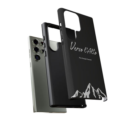 Black Mountain Adventure Phone Case - Stylish Verso l'Alto Phone Protection