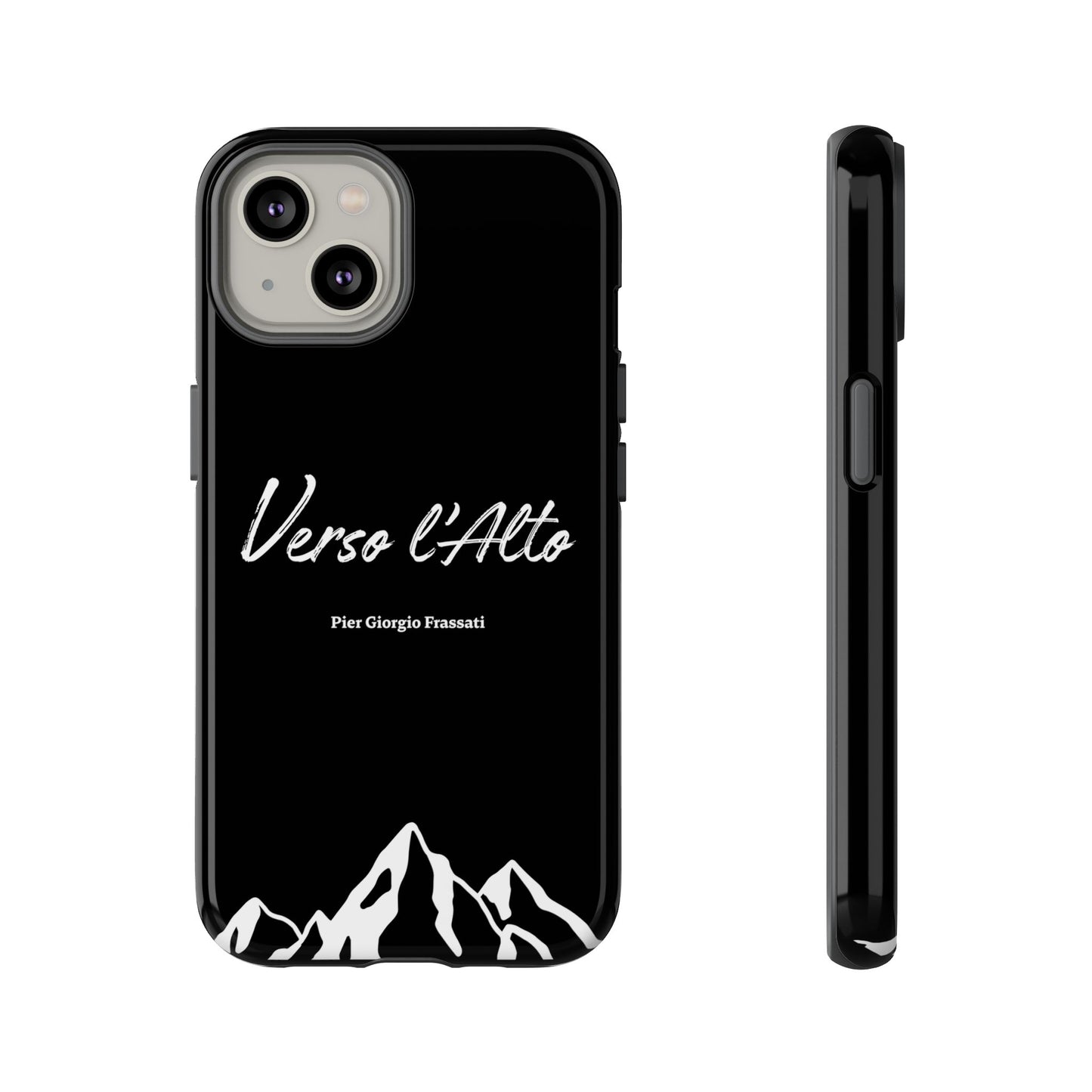 Black Mountain Adventure Phone Case - Stylish Verso l'Alto Phone Protection