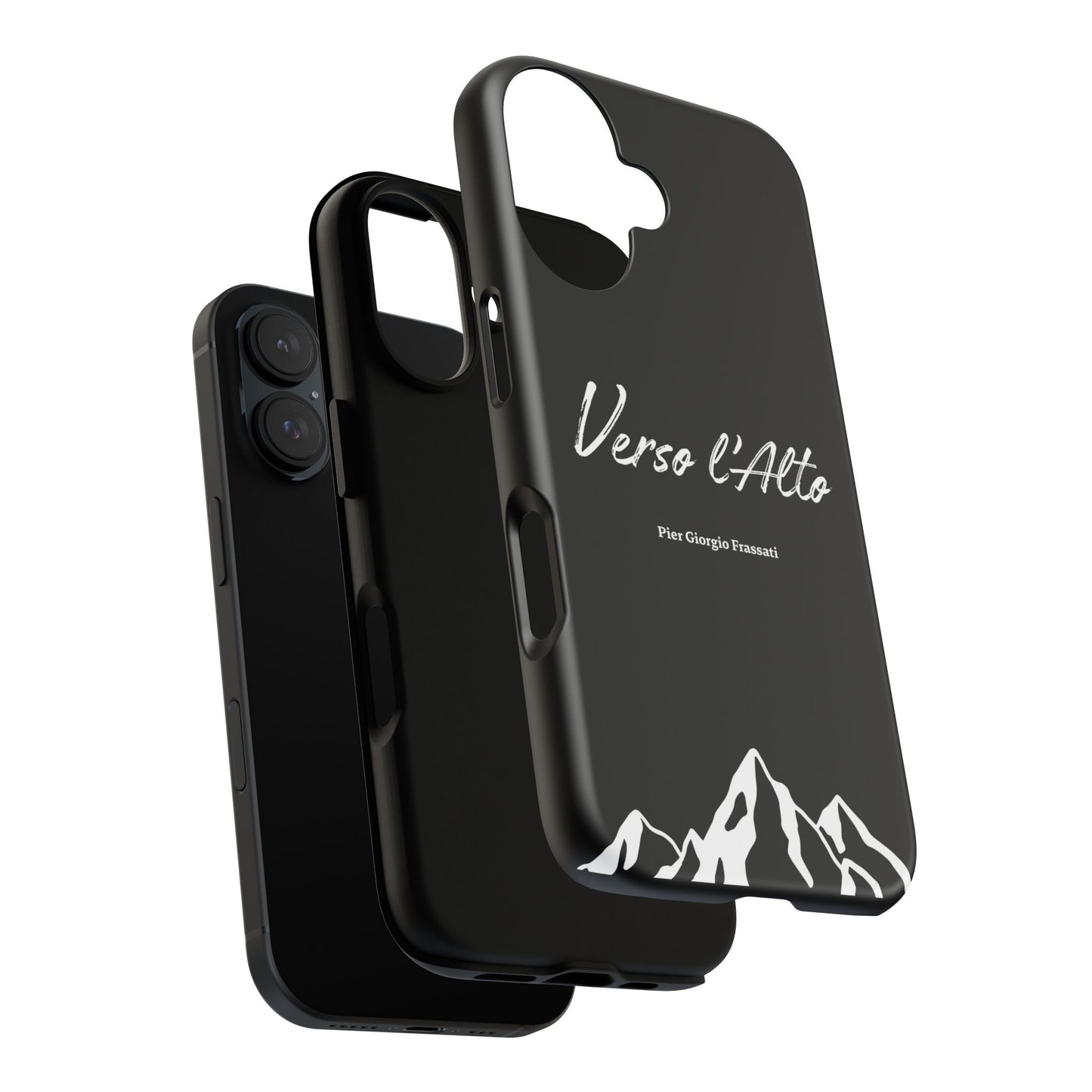 Black Mountain Adventure Phone Case - Stylish Verso l'Alto Phone Protection