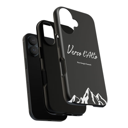 Black Mountain Adventure Phone Case - Stylish Verso l'Alto Phone Protection