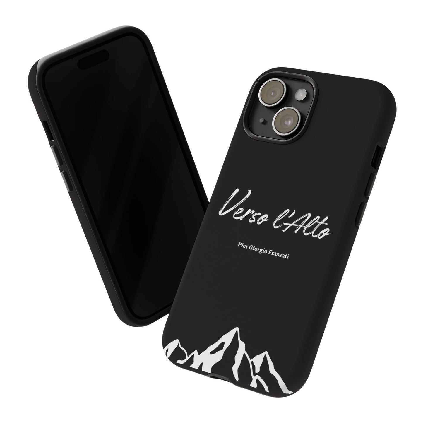 Black Mountain Adventure Phone Case - Stylish Verso l'Alto Phone Protection