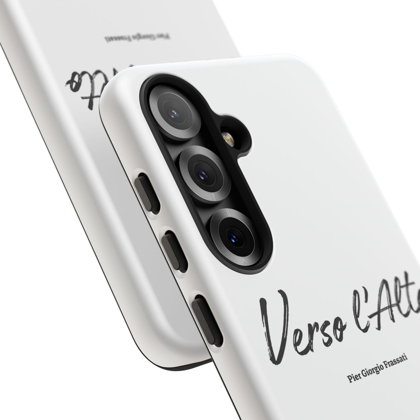 White Mountain Adventure Phone Case - Stylish Verso l'Alto Phone Protection