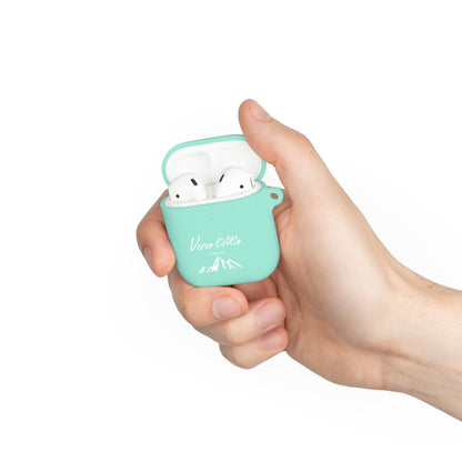 Coque de protection pour AirPods avec design Verso l'Alto (version noir-vert d'eau-bleu marine)