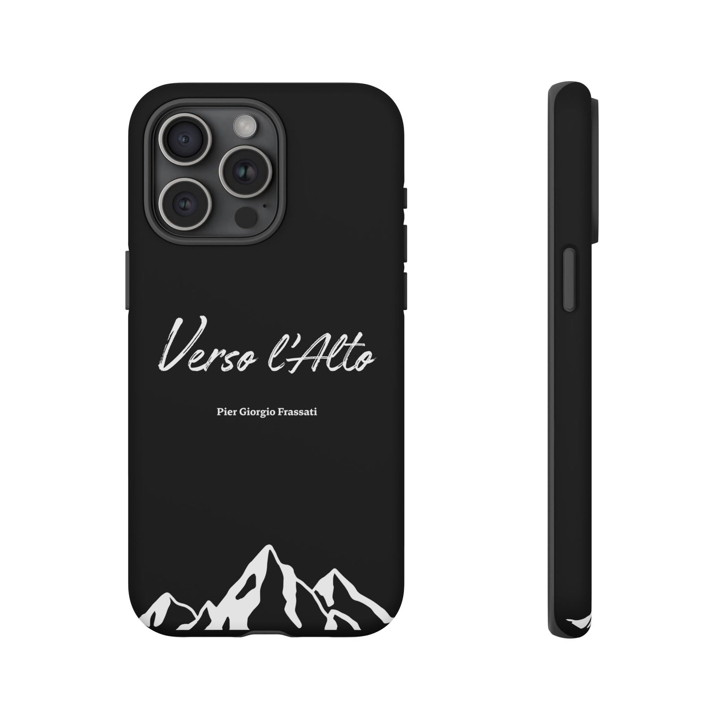 Black Mountain Adventure Phone Case - Stylish Verso l'Alto Phone Protection